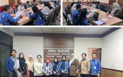 Tim JDIH BMKG Berkunjung ke JDIH Pemerintah Provinsi Jawa Tengah dalam rangka Benchmarking dan Diskusi terkait Tata Kelola JDIH