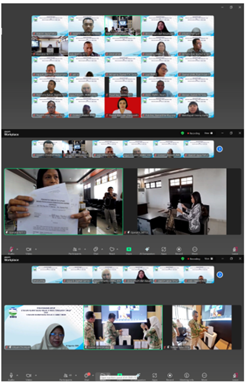 Keikutsertaan dalam Kegiatan Pemusnahan Arsip Tahun 1984-2021 pada Stasiun Klimatologi Kelas II Nusa Tenggara Timur dan Pemusnahan Arsip Tahun 1989-2020 Pada Stasiun Klimatologi Kelas II Jawa Timur