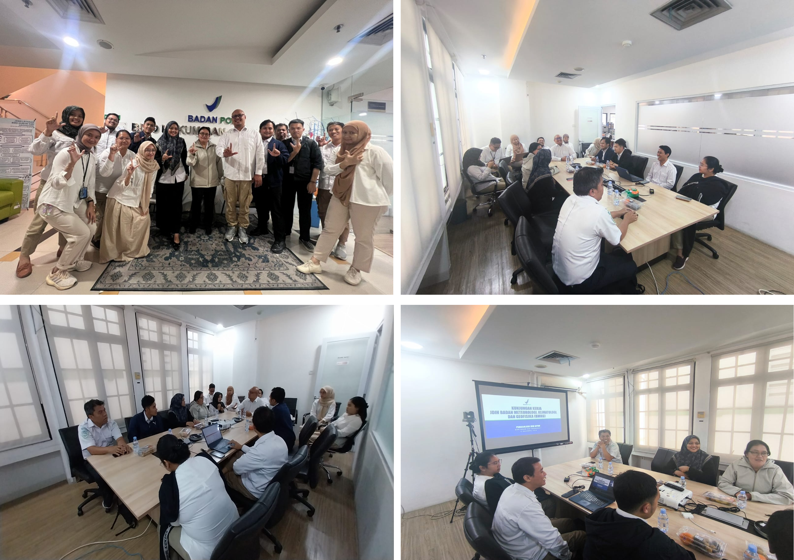 Tim JDIH BMKG Berkunjung ke JDIH BPOM dalam rangka Benchmarking dan Diskusi terkait Tata Kelola JDIH