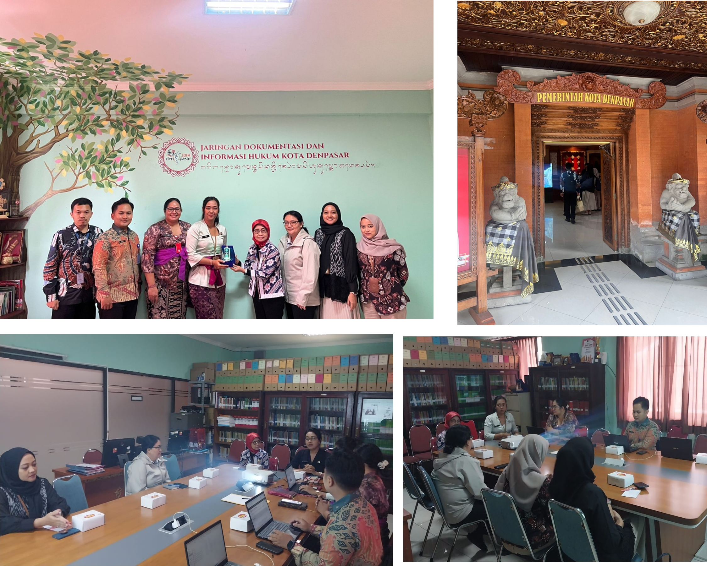 Tim JDIH BMKG Berkunjung ke JDIH Pemerintah Kota Denpasar dalam rangka Benchmarking dan Diskusi terkait Tata Kelola JDIH