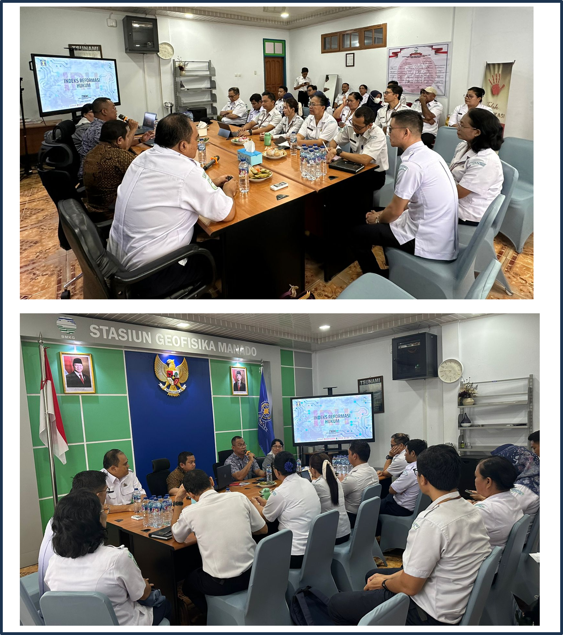 Sosialisasi Pelaksanaan Evaluasi Indeks Reformasi Hukum (IRH)