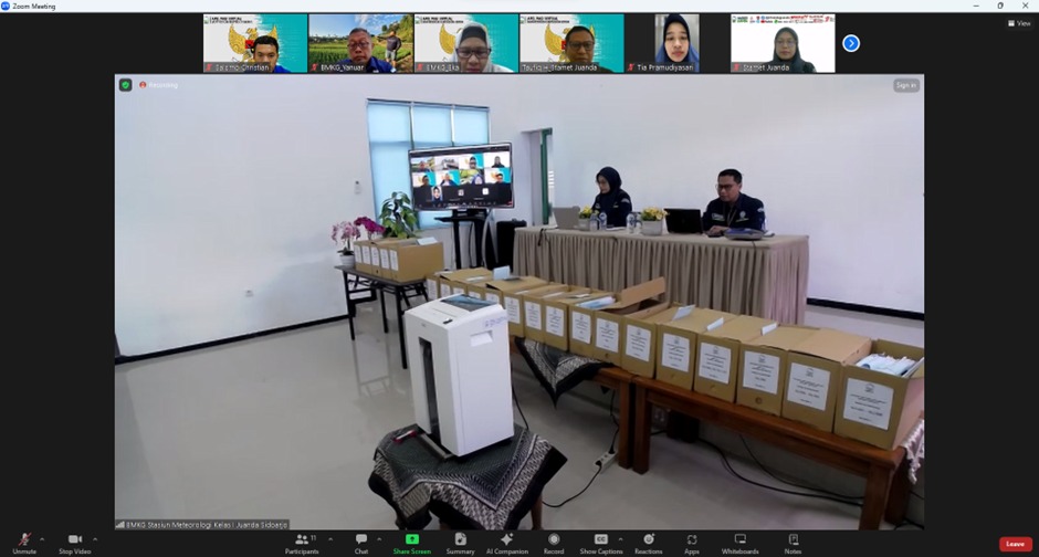 Keikutsertaan dalam Kegiatan Pemusnahan Arsip Tahun 2002 – 2017 pada Stasiun Meteorologi Kelas I Juanda