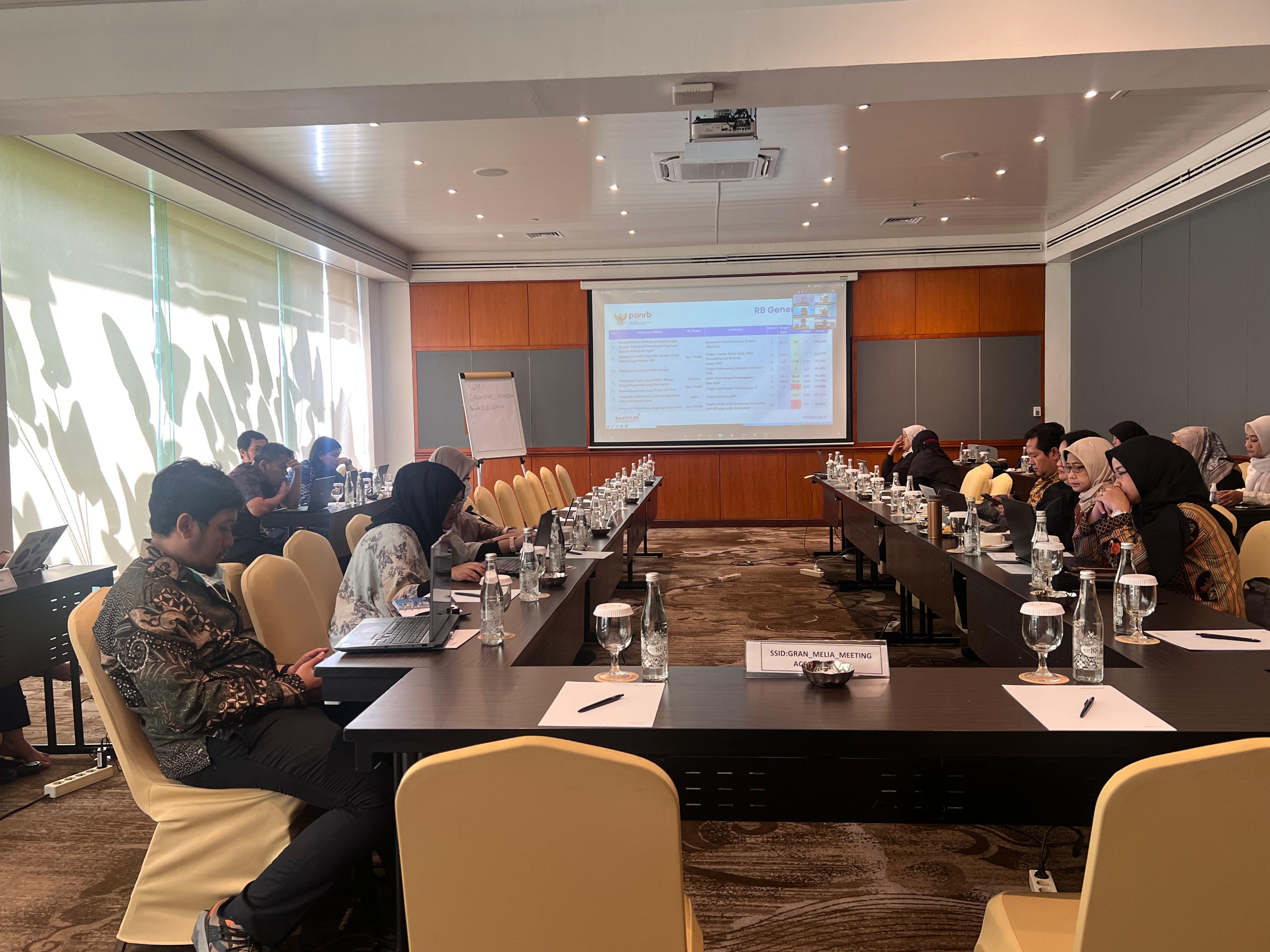 Kegiatan Rapat Koordinasi Pengisian Rencana Aksi dan Capaian Reformasi Birokrasi Tahun 2025 